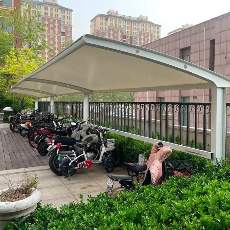 盐田区膜结构电动车棚